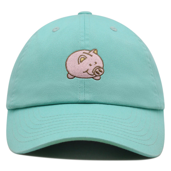 Piggy Bank Premium Dad Hat Embroidered Baseball Cap Coin