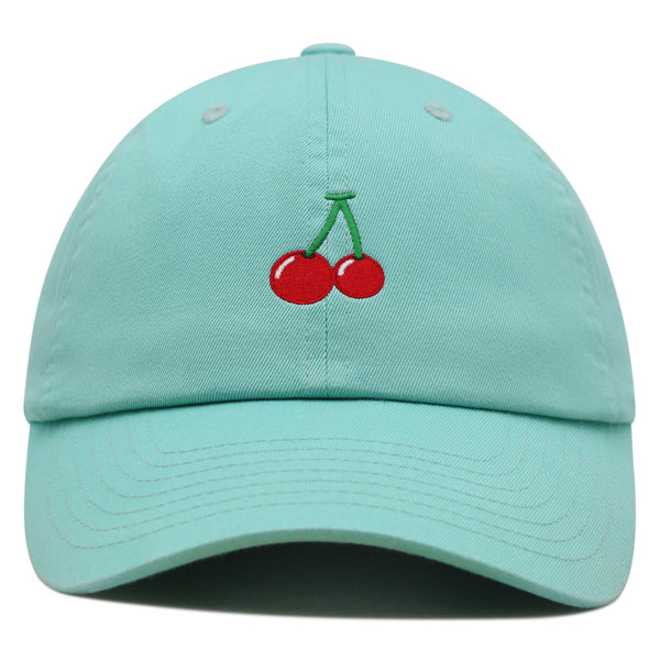 Cherry Premium Dad Hat Embroidered Baseball Cap Fruit Foodie