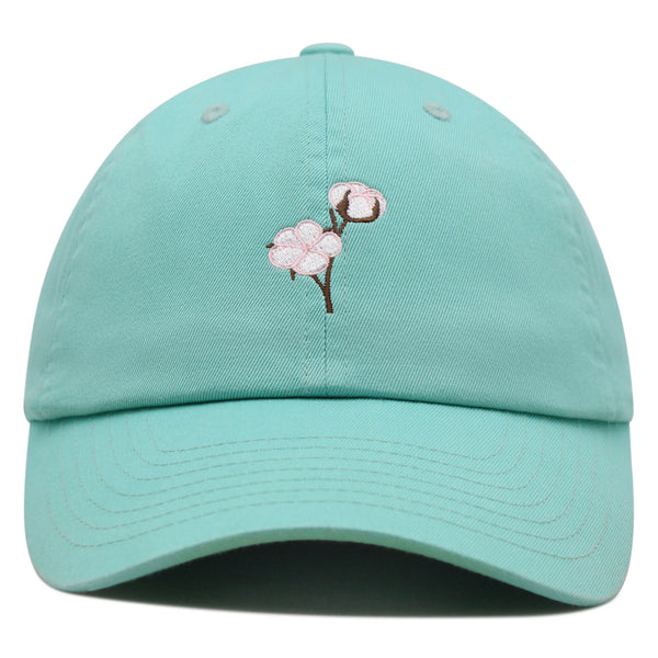 Cotton Flower Premium Dad Hat Embroidered Baseball Cap Tree