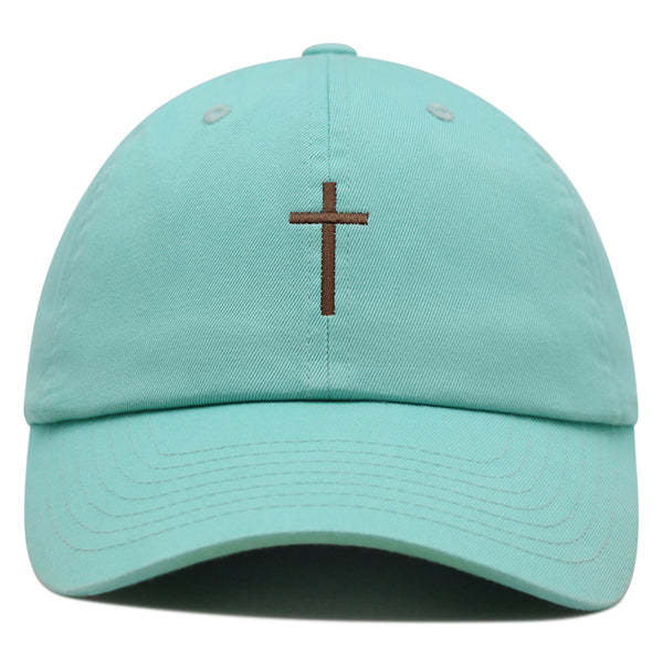 Cross Premium Dad Hat Embroidered Baseball Cap Christian Jesus