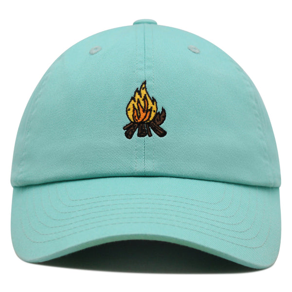 Camp Fire Premium Dad Hat Embroidered Baseball Cap Wood Pit