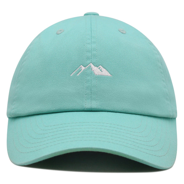 Mountain Premium Dad Hat Embroidered Baseball Cap Snowy