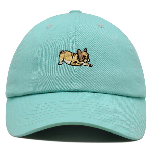 French Bulldog Premium Dad Hat Embroidered Baseball Cap Dog Puppy