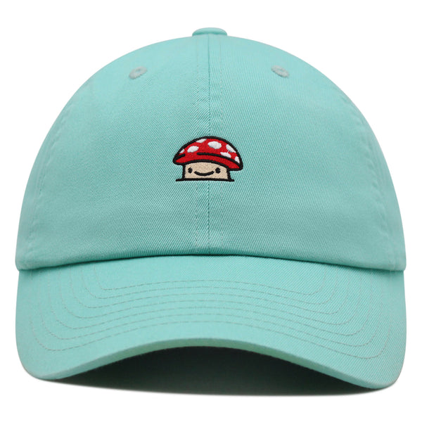 Mushroom  Premium Dad Hat Embroidered Baseball Cap Red