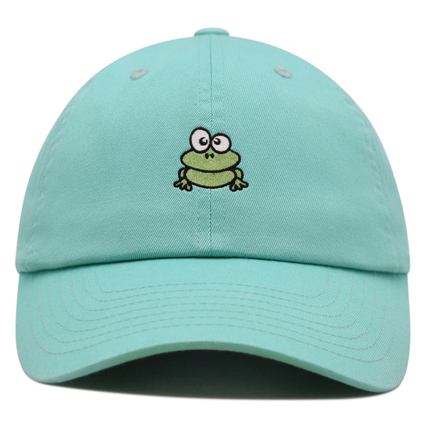 Frog  Premium Dad Hat Embroidered Baseball Cap Green