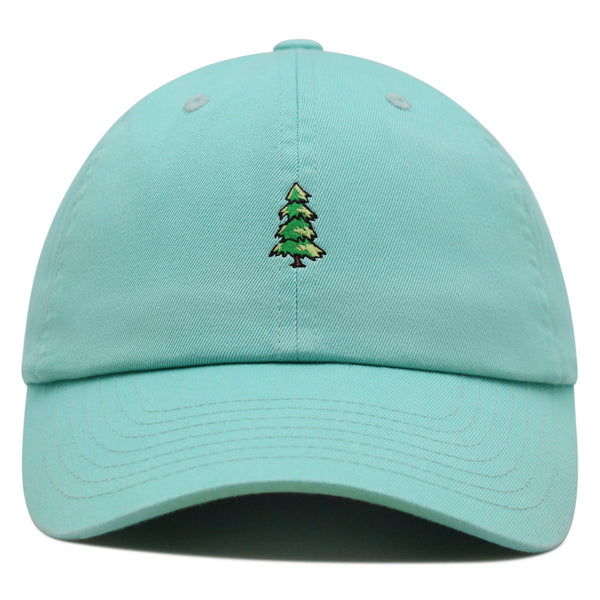 Pine Tree Premium Dad Hat Embroidered Baseball Cap Mountain