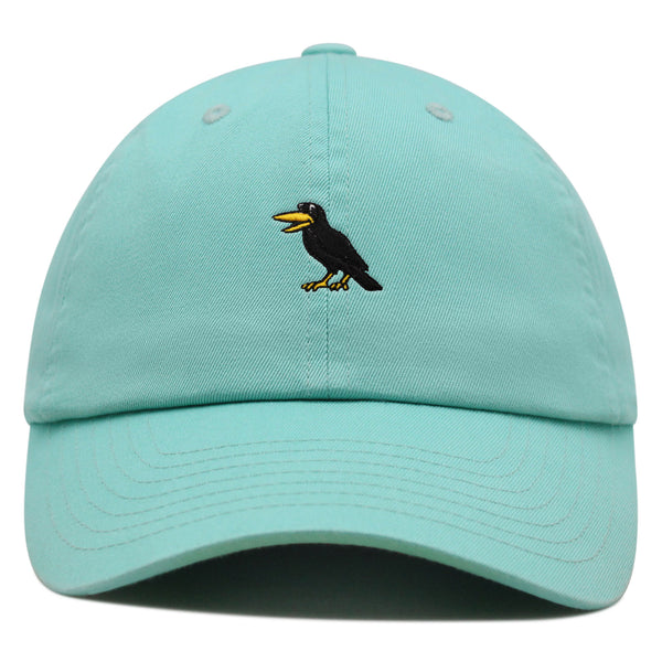 Crow Premium Dad Hat Embroidered Baseball Cap Bird