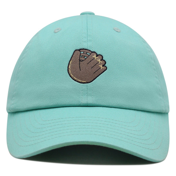 Baseball Glove Premium Dad Hat Embroidered Baseball Cap Sport