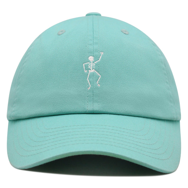 Skeleton Premium Dad Hat Embroidered Baseball Cap Skull