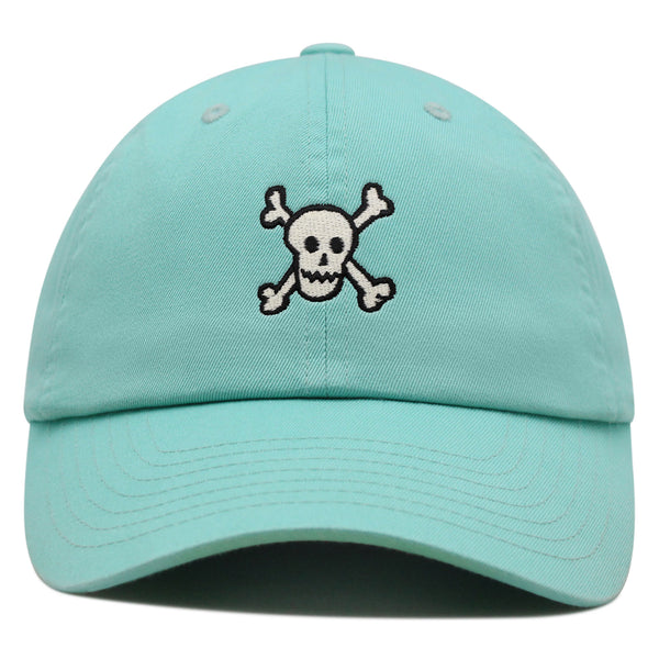 Crossbones Premium Dad Hat Embroidered Baseball Cap Skull