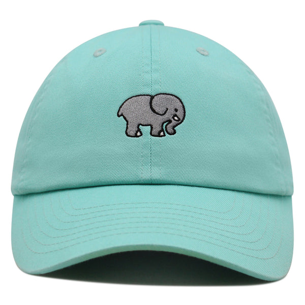 Elephant Premium Dad Hat Embroidered Baseball Cap Cute