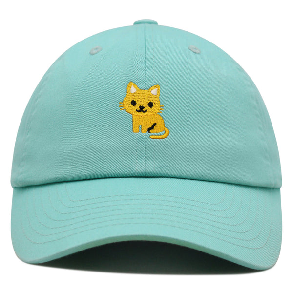 Cat Premium Dad Hat Embroidered Baseball Cap Cute