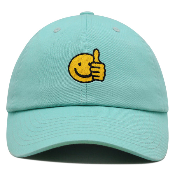 Like Thumbs Up Emoji Premium Dad Hat Embroidered Baseball Cap Funny