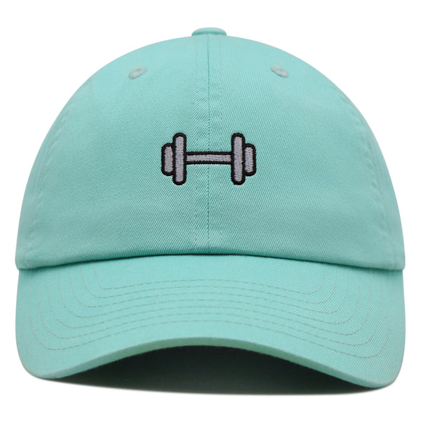 Dumbbell Premium Dad Hat Embroidered Baseball Cap Gym