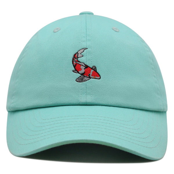 Koi Fish Premium Dad Hat Embroidered Baseball Cap Japan