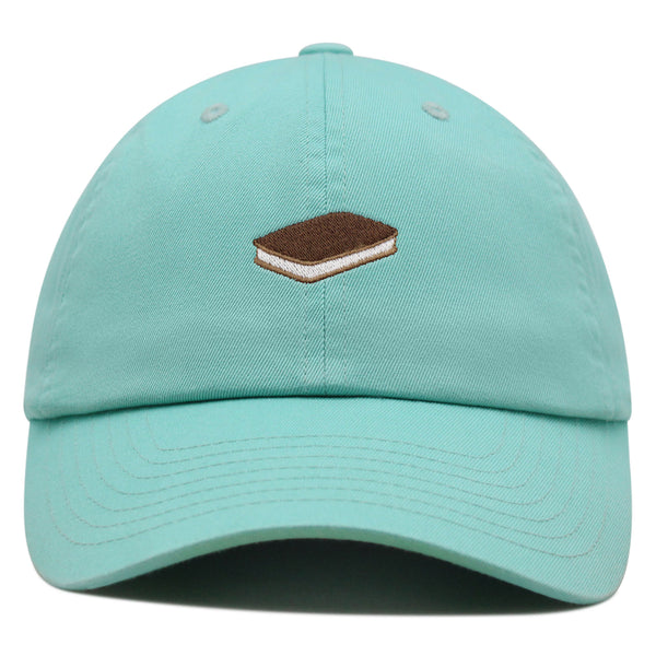 Ice Cream Sandwich Premium Dad Hat Embroidered Baseball Cap Foodie