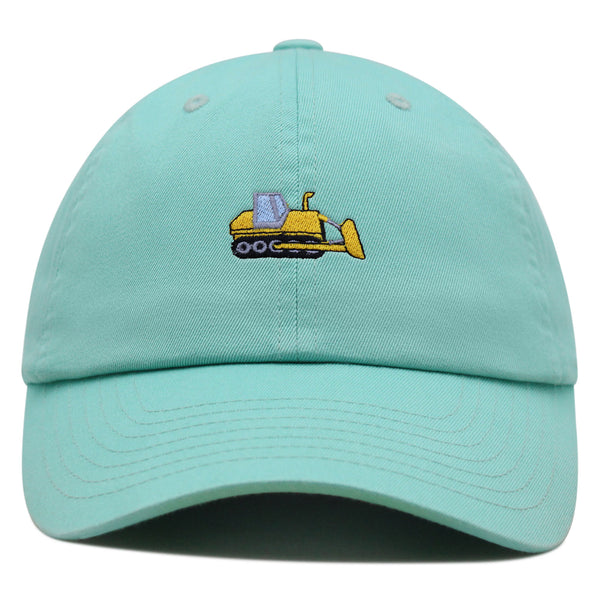 Bulldozer Premium Dad Hat Embroidered Baseball Cap Construction