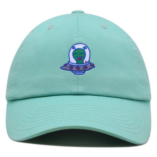 Flying Saucer Premium Dad Hat Embroidered Baseball Cap UFO