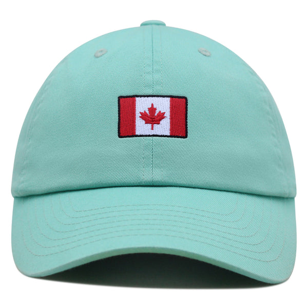 Canadian Flag Premium Dad Hat Embroidered Baseball Cap Canada Logo