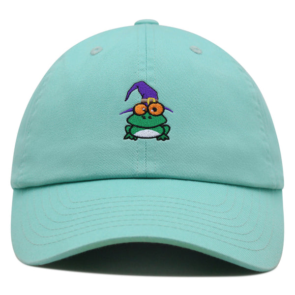 Frog Wizard Premium Dad Hat Embroidered Baseball Cap Story Book