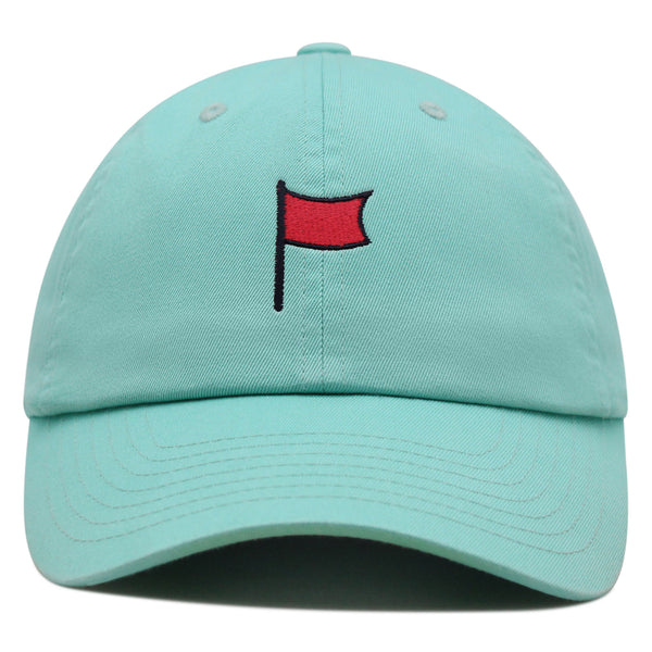 Red Flag Premium Dad Hat Embroidered Baseball Cap Symbol