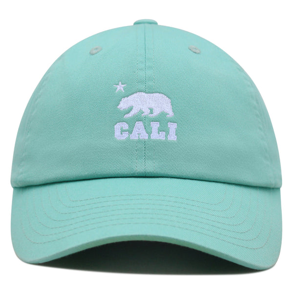 California Bear Premium Dad Hat Embroidered Cotton Baseball Cap West Coast