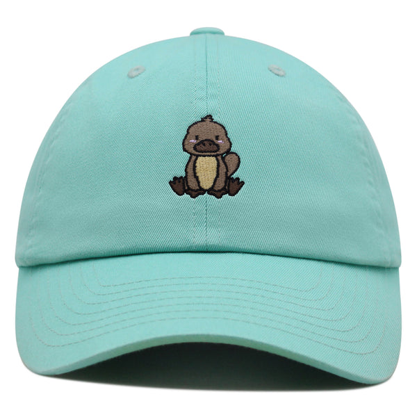 Platypus Premium Dad Hat Embroidered Cotton Baseball Cap Duck Billed