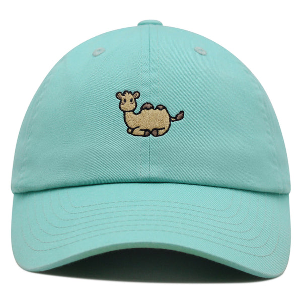 Camel Sitting Premium Dad Hat Embroidered Cotton Baseball Cap Cute Desert