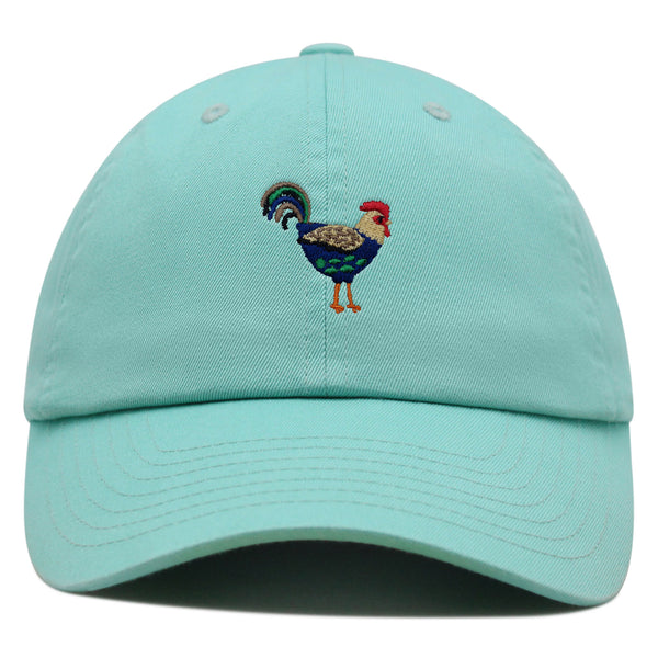 Colorful Chicken Premium Dad Hat Embroidered Cotton Baseball Cap Pollo