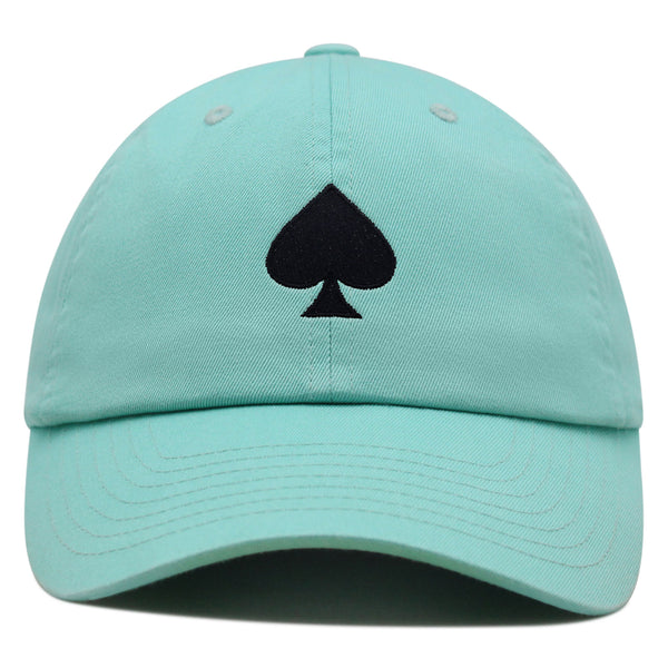 Spade Premium Dad Hat Embroidered Cotton Baseball Cap Poker