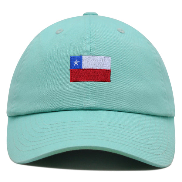 Chile Flag Premium Dad Hat Embroidered Cotton Baseball Cap Country Flag Series