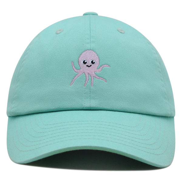 Cute Octopus Premium Dad Hat Embroidered Cotton Baseball Cap