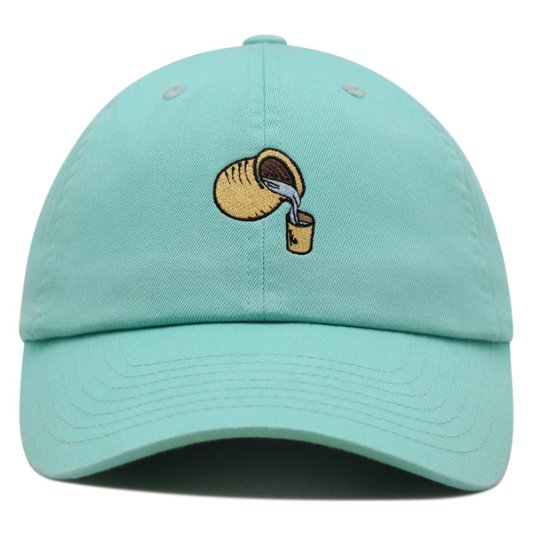 Tea Pot and Cup Premium Dad Hat Embroidered Cotton Baseball Cap Funny