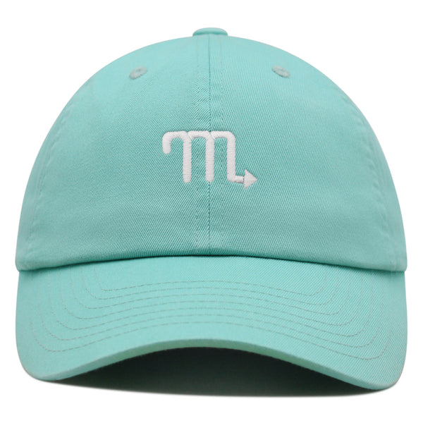 Scorpio Premium Dad Hat Embroidered Cotton Baseball Cap Zodiac Symbol