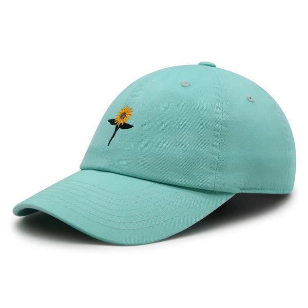 Sun Flower Premium Dad Hat Embroidered Baseball Cap Floral