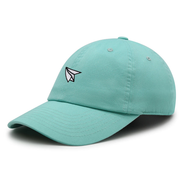 Paper Airplane Premium Dad Hat Embroidered Baseball Cap Plane Sky