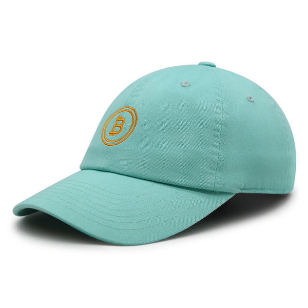 Bitcoin Premium Dad Hat Embroidered Baseball Cap Cryptocurrency