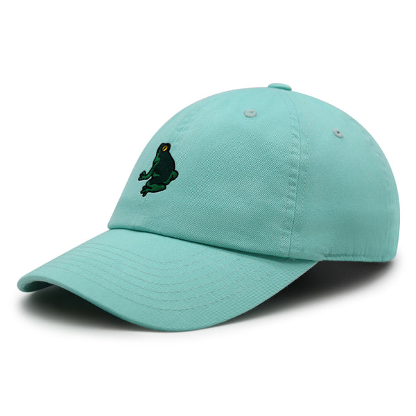 Frog Premium Dad Hat Embroidered Baseball Cap Pond