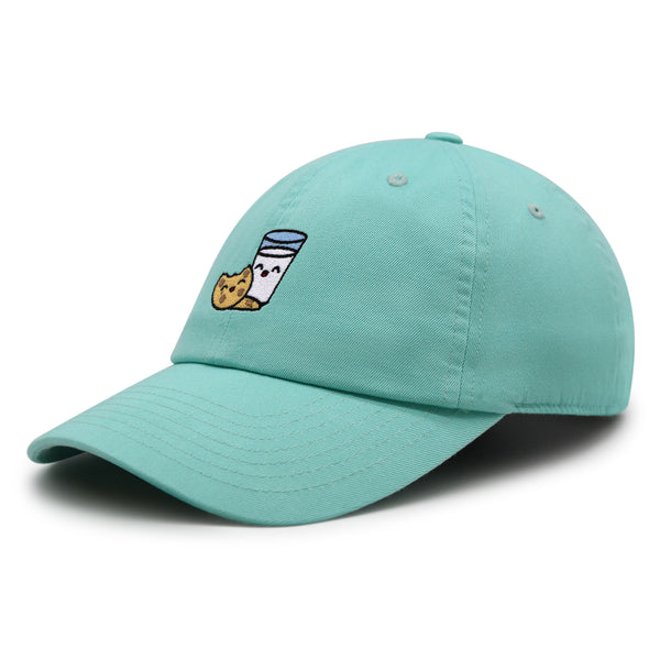 Milk and Cookie Premium Dad Hat Embroidered Baseball Cap Snack