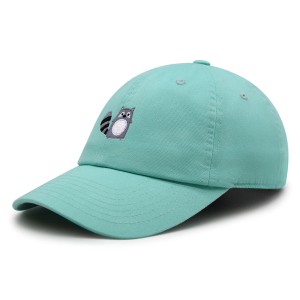 Racoon Premium Dad Hat Embroidered Baseball Cap Cute Zoo