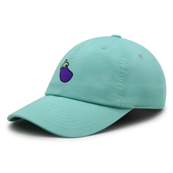 Eggplant Premium Dad Hat Embroidered Baseball Cap Foodie Vegetable