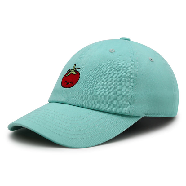 Tomato Premium Dad Hat Embroidered Baseball Cap Vegetable Vegan