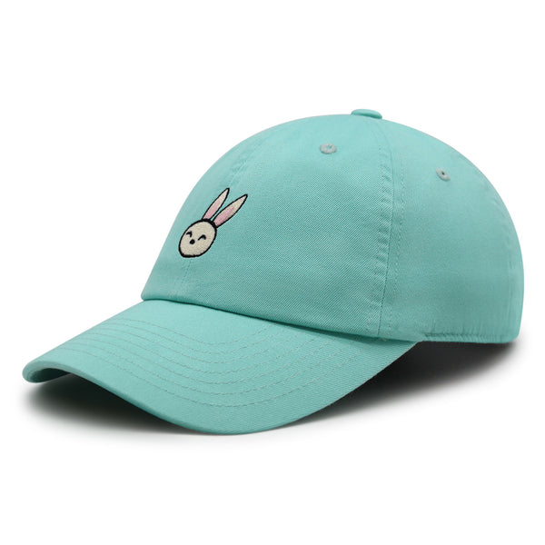 Cute Rabbit Premium Dad Hat Embroidered Baseball Cap Bunny Zoo