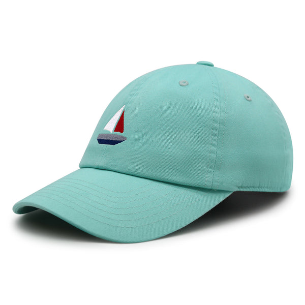 Cute Boat Premium Dad Hat Embroidered Baseball Cap Sailor Ocean