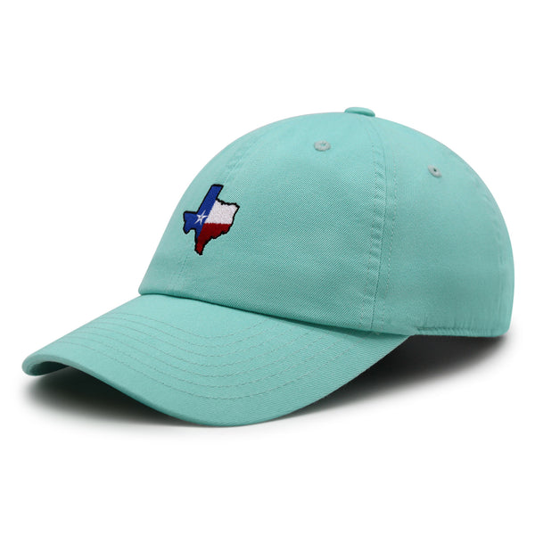 Texas Premium Dad Hat Embroidered Baseball Cap Map Flag