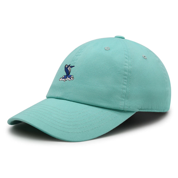 Whale Premium Dad Hat Embroidered Baseball Cap Ocean Fish