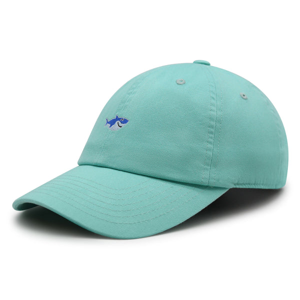 Cute Shark Premium Dad Hat Embroidered Baseball Cap Ocean Father