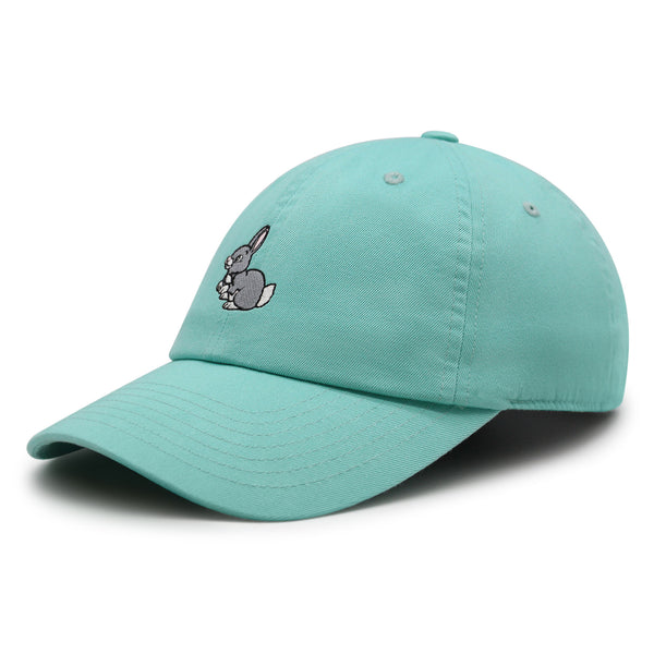 Rabbit Premium Dad Hat Embroidered Baseball Cap Cute