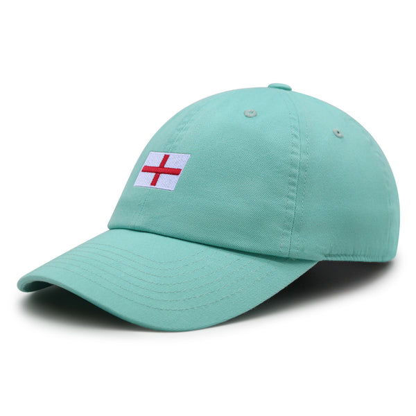 England Flag Premium Dad Hat Embroidered Cotton Baseball Cap Soccer