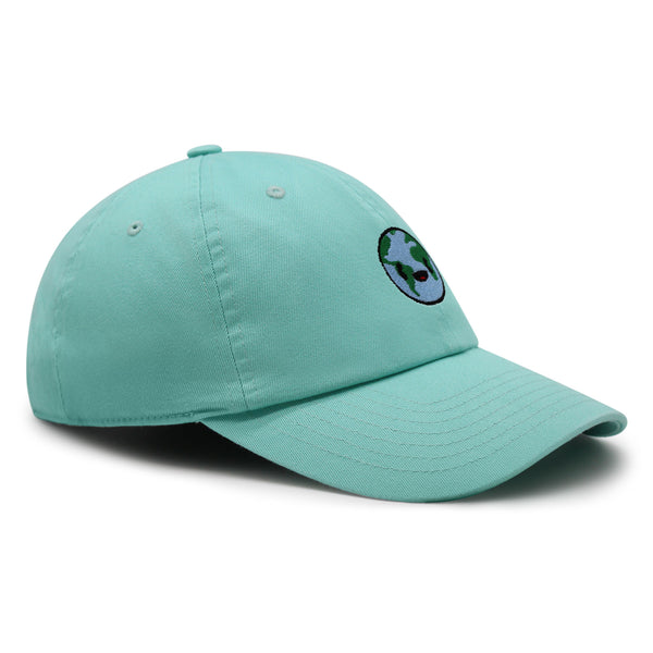 Happy Earth Premium Dad Hat Embroidered Baseball Cap Earth Environment